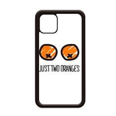 Just Oranges desenho divertido laranja para iPhone 12 Pro Max capa para Apple Mini Mobile Case Shell
