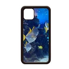 Capa de celular da Apple com imagem da natureza de peixe oceano para iPhone 11 Pro Max