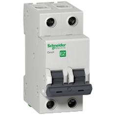 Disjuntor Easy9 2P 63A Curva C 3000A Ez9F33263, Schneider Electric