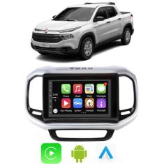 Kit Multimidia 7 Pol Android Toro 2016 a 2023 CARPLAY/Android Auto + C