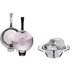 Jogo De Panelas Completo Inox Aço Cirúrgico 23 Peças - Dusseldorf