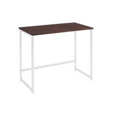 Escrivaninha Office Castanho Base Aço Preto 75x80x45 cm Daf