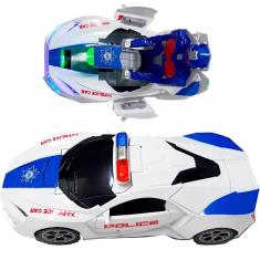 Carrinho Lamborghini Transformers Brinquedo Elétrico Som Led