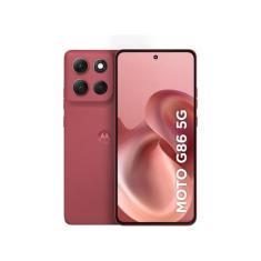 Smartphone Motorola G86 256GB Vermelho 5G 16GB de RAM 6,7" Câm. Dupla 
