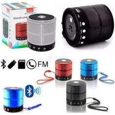 Caixa De Som Portátil Mini Speaker Bluetooth Ws-887