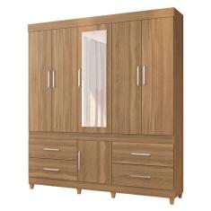 Guarda Roupa Casal Guarujá Amêndola Touch - Demóbile