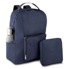 Mochila Dobrável Compacta Topget, Azul marinho