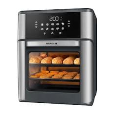 Fritadeira Elétrica Air Fryer Forno Mondial AFON-12L-GI 12L 2000W Painel Digital Preto