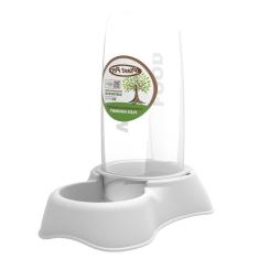 Comedouro Bebedouro Automático Flex Gourmet 650Ml Cinza