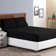 Jogo De Lençol Queen 3 peças Micro percal 400 fios - Bela Casa Shoppin