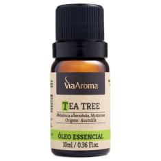 Via Aroma Oleo Essencial Tea Tree Melaleuca 10ml