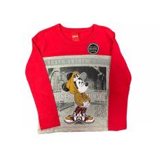 Camiseta Manga Longa Mickey Mouse D60189 Disney