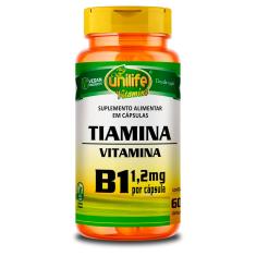 Vitamina B1 Tiamina Unilife 60 Cápsulas