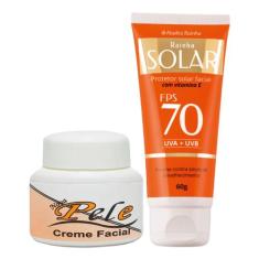 Creme Clareador Nova Pele + Protetor Solar Facial  com Vitamina E FPS 