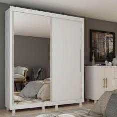 Guarda Roupa Solteiro com Espelho 2 Portas 3 Gavetas Royale Gelius, Br