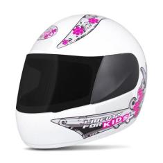 Capacete Para Moto Fechado Infantil Pro Tork Liberty Four Kids com Vis