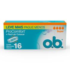 Absorvente Interno OB ProComfort Super 16 Unidades