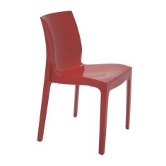 Cadeira Plastica Monobloco Alice Vermelha - Tramontina
