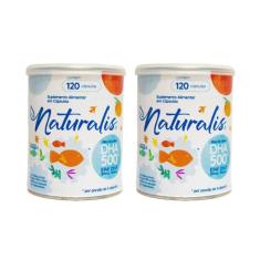 Ômega 3 DHA 500 Naturalis 120 Cápsulas, 2 Unids