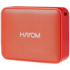 Caixa de Som HAYOM CP2702 Portátil Bluetooth IPX7 Vermelha