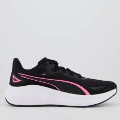 Tênis Puma Skyrocket Lite Feminino Preto e Rosa, 37