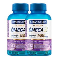 Kit 2 Ômega 3 Catarinense 1000mg 120 Cápsulas - Catarinense