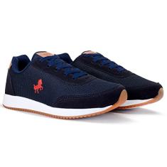 Tênis Casual Masculino Polo BF Shoes Sapatênis Sapato (Azul, BR, Adulto, Numérico, 38)