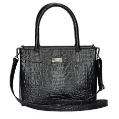 Bolsa Feminina Média Tiracolo Transversal em Couro