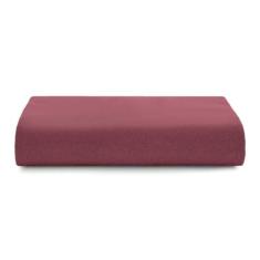 Lençol com Elástico Queen Malha Fio Penteado 100% Algodão - Vermelho - Altenburg 