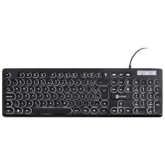 Teclado Chocolate Slim Multimidia Teclas  Led 1.8 Metros - Vinik, Plás