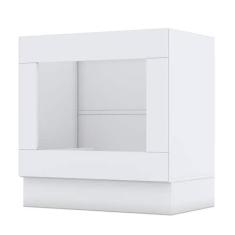 Balcão Forno de Embutir 80 cm Americana Branco HP  Henn