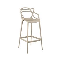 Banqueta Alta em Polipropileno Aviv Fendi Fratini Fendi