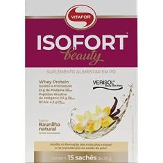 Vitafor Isofort Beauty - 15 Sachês De 25G Baunilha -