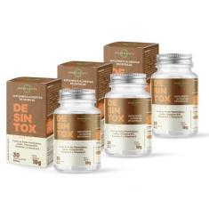 Desintox Caps Suplemento Colina Orgânica Vita 3 Potes