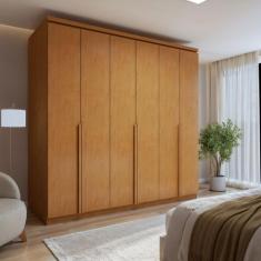 Guarda-roupa 6 Portas 4 Gavetas 100% Mdf Alonzo - Móveis Lopas