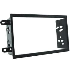 Moldura 2 Din Cobalt 2012 à 2018 Preta Painel Central Multimidia 6.2 e