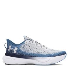 Under Armour Tênis masculino Infinite, (105) Branco/Azul Marinho Meia-Noite/Branco, 39