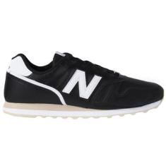 Tênis New Balance 373 V2 M, Preto, Branco, 38