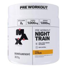 Pré Treino Max Titanium Night Train Sem Cafeína 300g Complet, Citrus