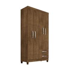 Guarda Roupa 4 Portas E 2 Gavetas Sem Espelho Manchester Cor 164 - Malbec