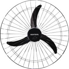 Ventilador de Parede Ventisol New 60cm 147W 3 Pás Preto 127V