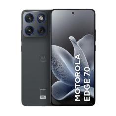 Smartphone Motorola Edge 70, 5G, Gadget Gray, 256GB, 8GB RAM e Câmera 