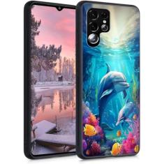 DSRGRGFDJ Capa projetada para Galaxy S24 Ultra, capa traseira de vidro temperado + silicone macio TPU à prova de choque capa protetora antiderrapante para Samsung Galaxy S24 Ultra 6,8 polegadas