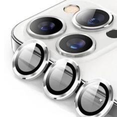 Película Lente Compatível Com Iphone 14 Pro/14 Pro Max Prata Câmera Armor X-one