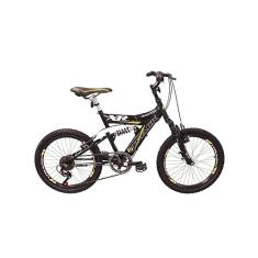 TK3 Track Bicicleta Aro 20 XR 6v Preta e Amarelo