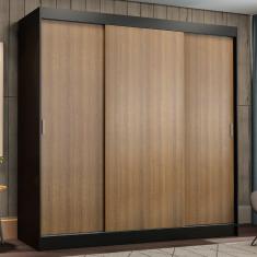 Guarda-Roupa Casal Madesa Reno 3 Portas de Correr