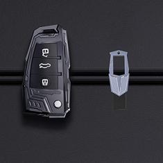 TPHJRM Caixa da chave do carro, capa da chave, adequada para Audi A1 A3 A4 A5 A6 A7 A8 Quattro Q3 Q5 Q7 2009 2010 2011 2012 2013 2014 2015