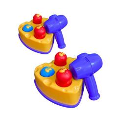 Brinquedo Criança Infantil Bate Martelo Rata Tuff Educativo - Baby Con