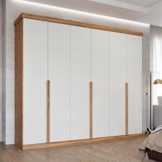 Guarda-Roupa Casal 267cm 6 Portas 100% Mdf Linhares Espresso Móveis