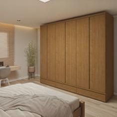 Guarda Roupa Casal 6 Portas 9 Gavetas Urbano